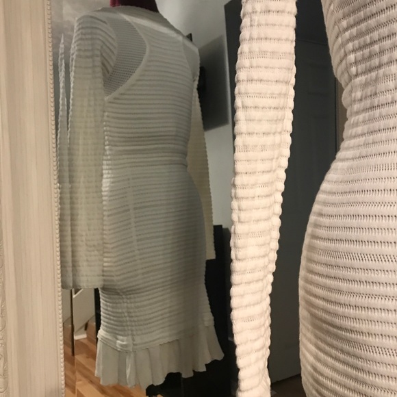 Yigal Azrouël White Knit Dress - Picture 2 of 6